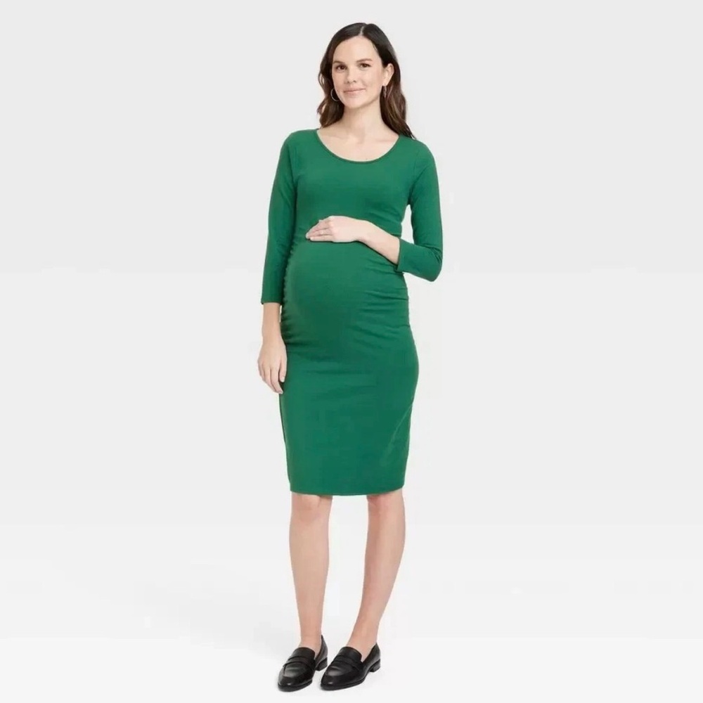 Green Maternity Dress